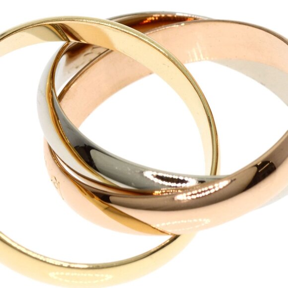 CARTIER 18k Pink Trinity Ring #49 - Picture 6 of 7